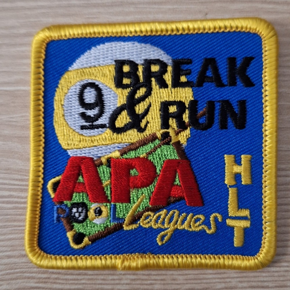 APA Patch 9 BREAK AND RUN HLT AMERICAN POOLPLAYERS HIGHER LEVEL TOURNAMENT